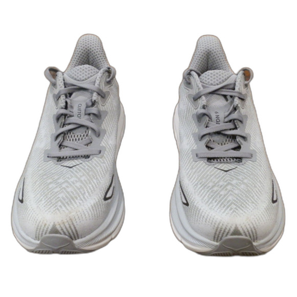 Hoka One One Clifton 9 Gray Running Shoes Men's Size 9.5D - Picture 1 of 4